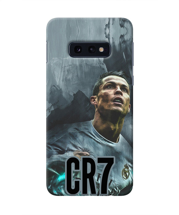 Christiano Ronaldo Grey Samsung S10E Real 4D Back Cover