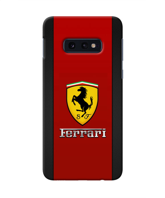 Ferrari Abstract Maroon Samsung S10E Real 4D Back Cover