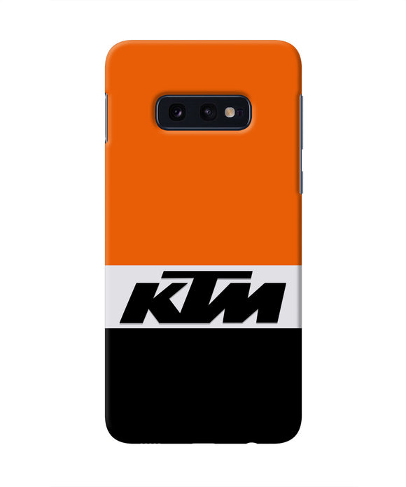 KTM Colorblock Samsung S10E Real 4D Back Cover