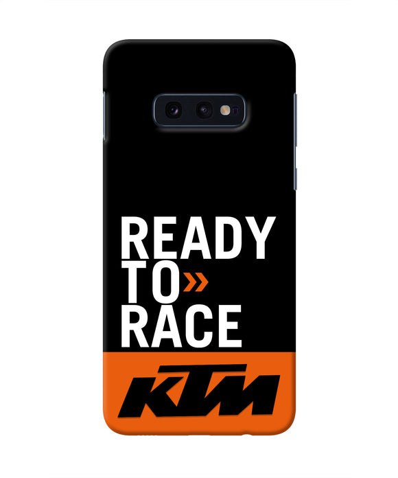 KTM Ready To Race Samsung S10E Real 4D Back Cover