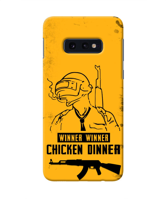 PUBG Chicken Dinner Samsung S10E Real 4D Back Cover