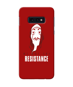 Money Heist Resistance Quote Samsung S10E Back Cover