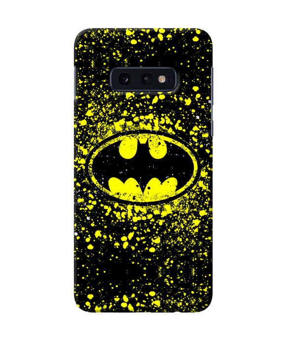 Batman Last Knight Print Yellow Samsung S10e Back Cover