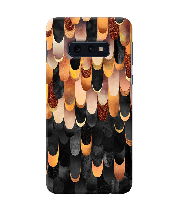 Abstract Wooden Rug Samsung S10e Back Cover