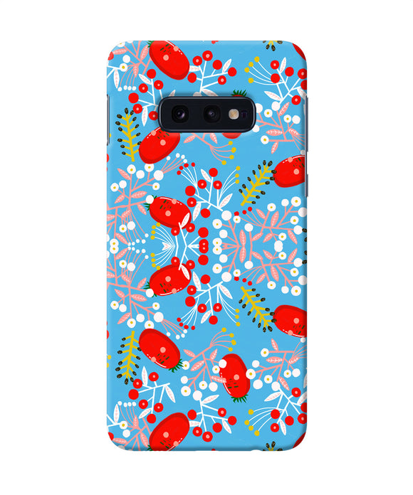Small Red Animation Pattern Samsung S10e Back Cover