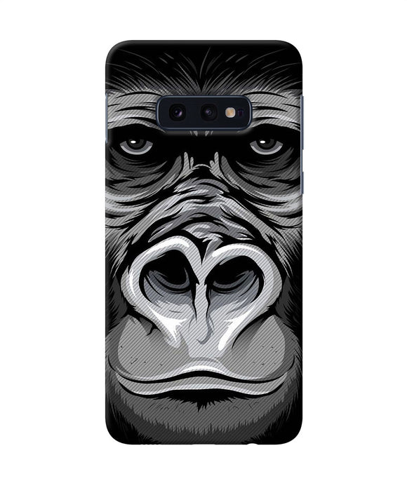 Black Chimpanzee Samsung S10e Back Cover