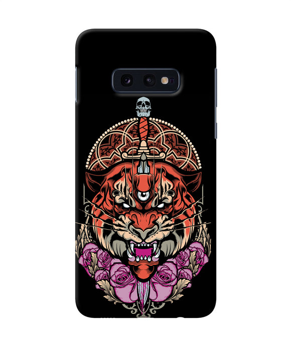 Abstract Tiger Samsung S10e Back Cover
