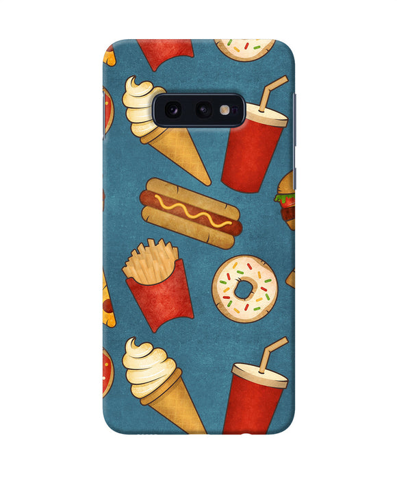 Abstract Food Print Samsung S10e Back Cover