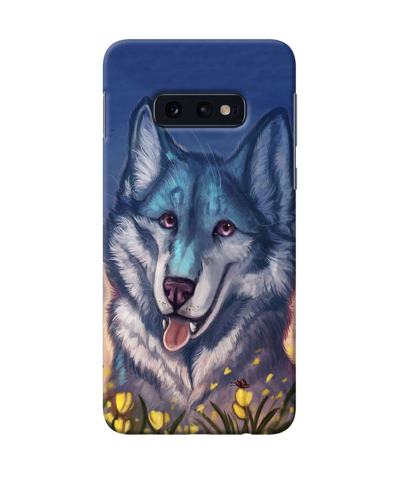 Cute Wolf Samsung S10e Back Cover
