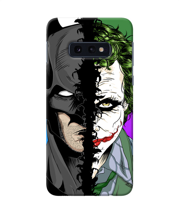 Batman Vs Joker Half Face Samsung S10e Back Cover