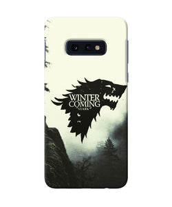 Winter Coming Stark Samsung S10e Back Cover