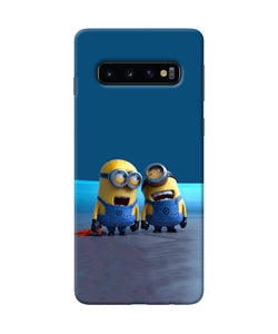 Minion Laughing Samsung S10 Back Cover