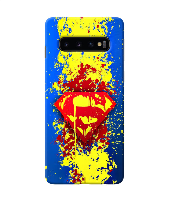 Superman Logo Samsung S10 Back Cover