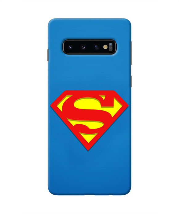 Superman Blue Samsung S10 Real 4D Back Cover