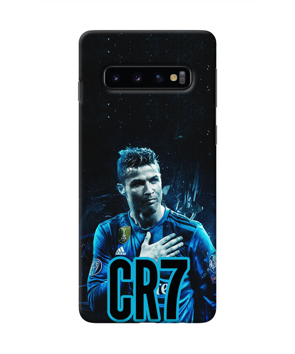 Christiano Ronaldo Blue Samsung S10 Real 4D Back Cover