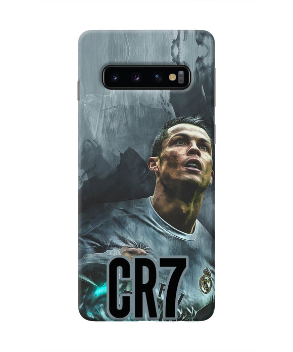 Christiano Ronaldo Grey Samsung S10 Real 4D Back Cover