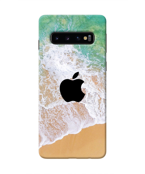 Apple Ocean Samsung S10 Real 4D Back Cover