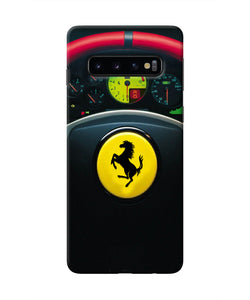 Ferrari Steeriing Wheel Samsung S10 Real 4D Back Cover