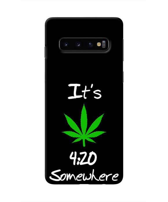 Weed Quote Samsung S10 Real 4D Back Cover