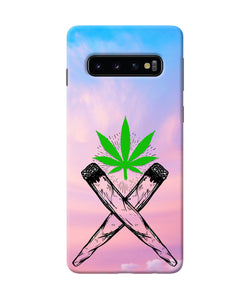 Weed Dreamy Samsung S10 Real 4D Back Cover