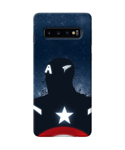 Captain america Shield Samsung S10 Real 4D Back Cover