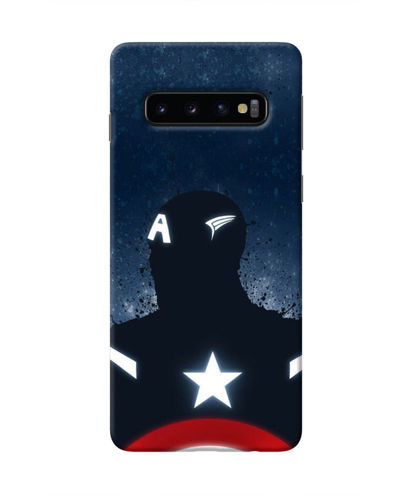 Captain america Shield Samsung S10 Real 4D Back Cover