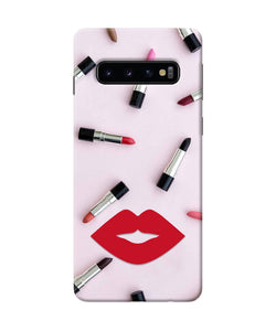 Lips Lipstick Shades Samsung S10 Real 4D Back Cover