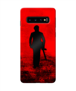 Rocky Bhai with Gun Samsung S10 Real 4D Back Cover