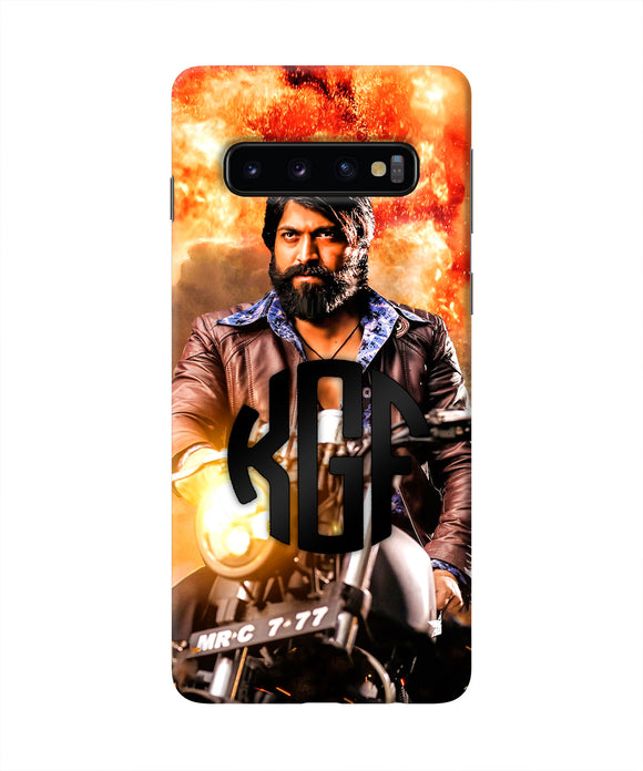 Rocky Bhai on Bike Samsung S10 Real 4D Back Cover