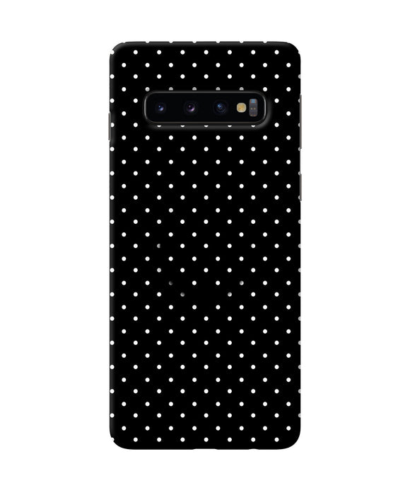 White Dots Samsung S10 Pop Case