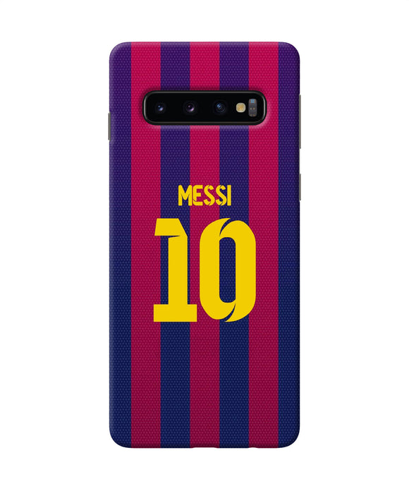 Messi 10 Tshirt Samsung S10 Back Cover