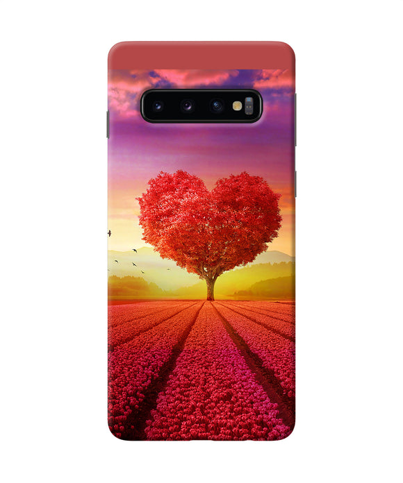 Natural Heart Tree Samsung S10 Back Cover