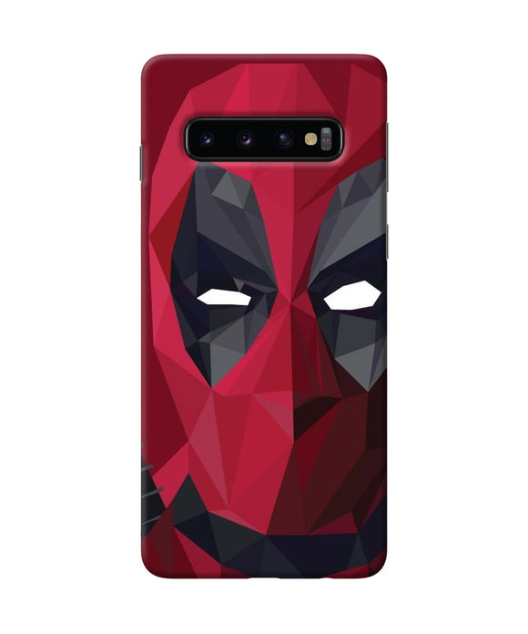 Abstract Deadpool Mask Samsung S10 Back Cover