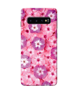 Natural Pink Flower Samsung S10 Back Cover