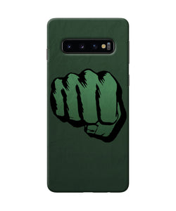 Hulk Smash Logo Samsung S10 Back Cover