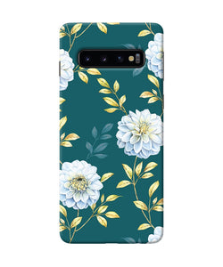 Flower Canvas Samsung S10 Back Cover