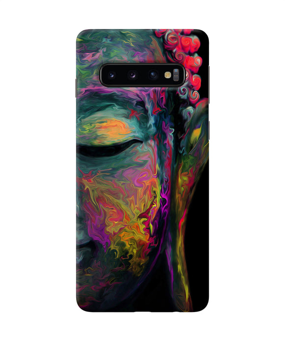 Buddha Face Painting Samsung S10 Back Cover