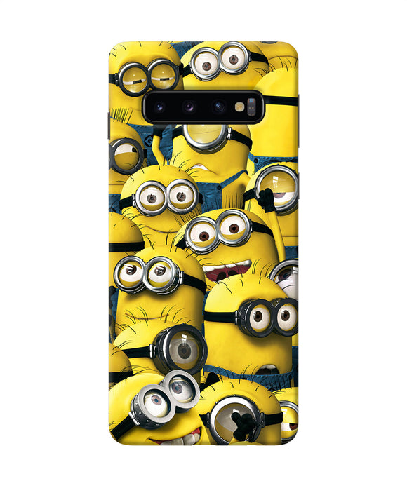 Minions Crowd Samsung S10 Back Cover