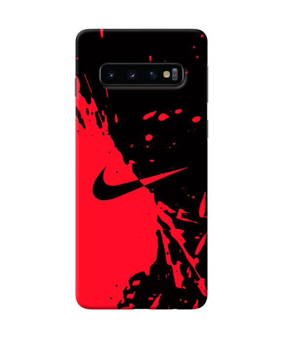 Nike Red Black Poster Samsung S10 Back Cover