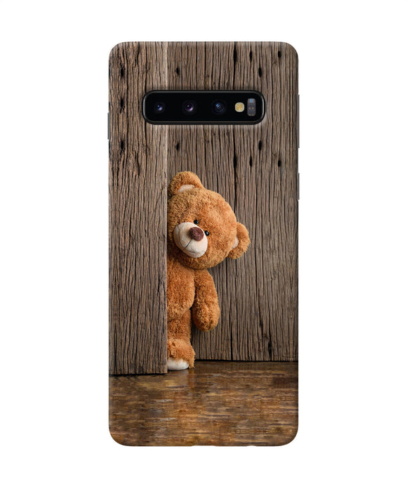 Teddy Wooden Samsung S10 Back Cover