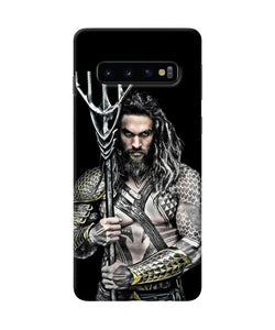 Aquaman Trident Black Samsung S10 Back Cover