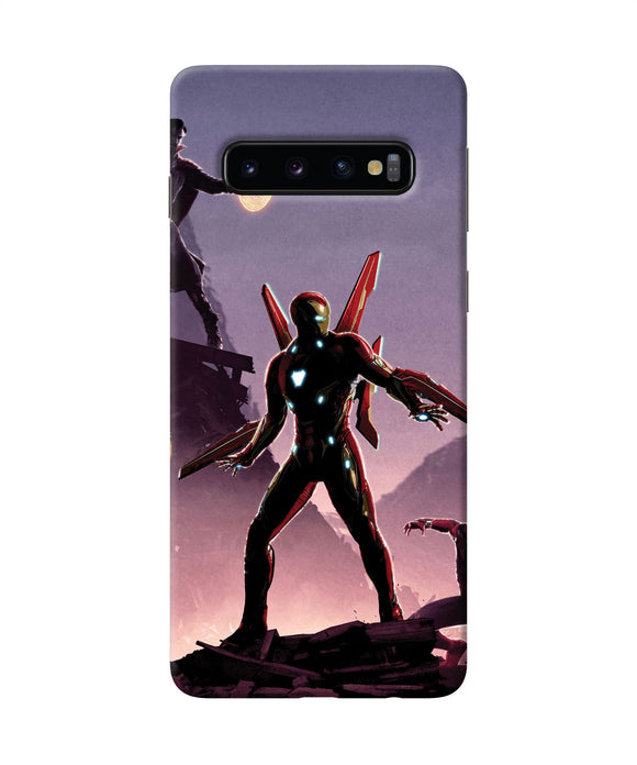 Ironman On Planet Samsung S10 Back Cover