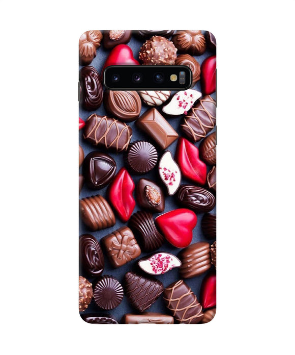 Valentine Special Chocolates Samsung S10 Back Cover