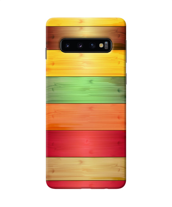 Wooden Colors Samsung S10 Back Cover