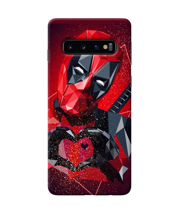 Deadpool Love Samsung S10 Back Cover