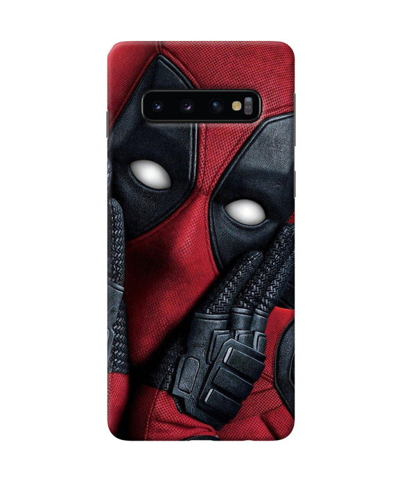 Thinking Deadpool Samsung S10 Back Cover