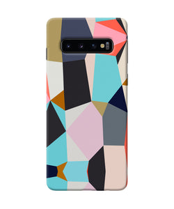 Abstract Colorful Shapes Samsung S10 Back Cover