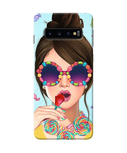 Fashion Girl Samsung S10 Back Cover