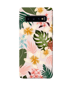 Leaf Print Samsung S10 Back Cover