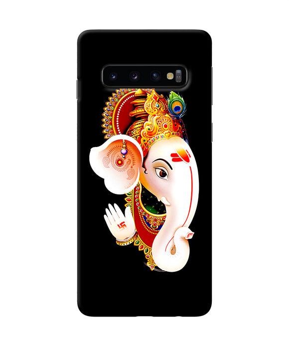 Lord Ganesh Face Samsung S10 Back Cover